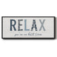 Relax - Floater Framed Canvas Print