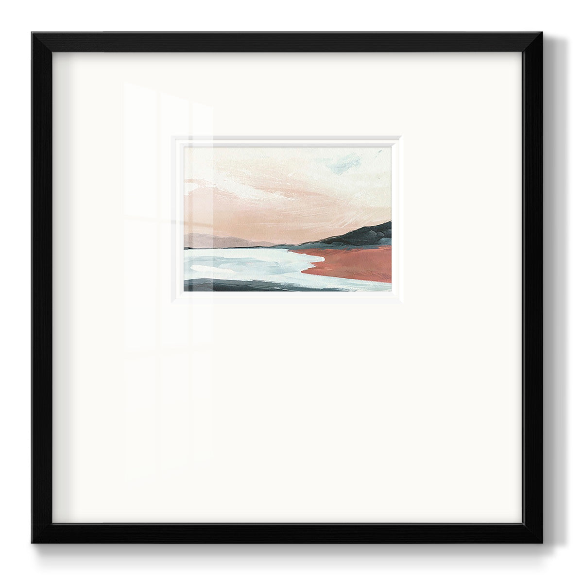 Paynes Coast II - Double Matboard Framed Print