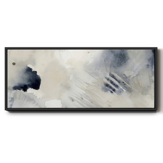 Dried Bergamot in Mist III - Floater Framed Canvas Print