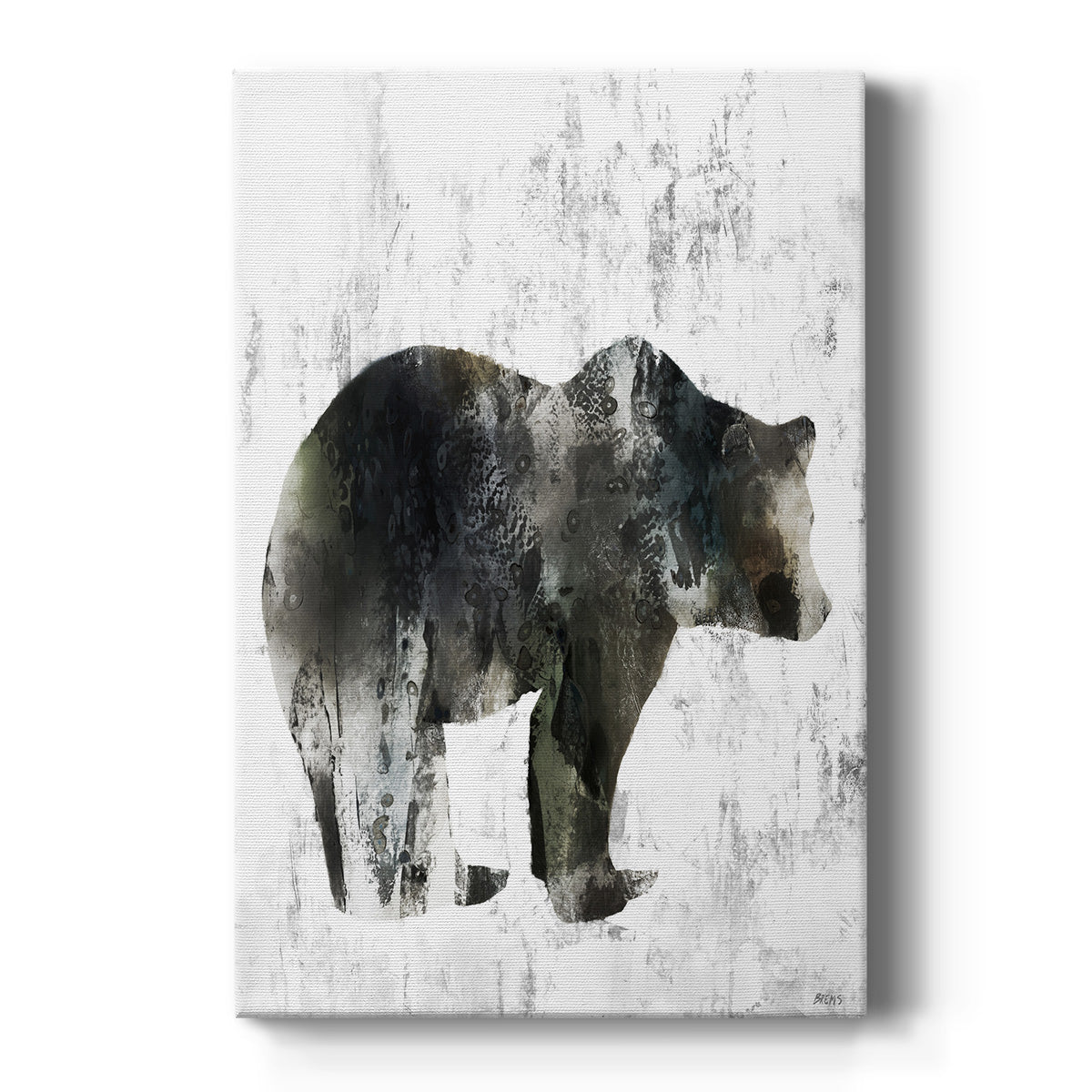 BEAR TOTEM Premium Gallery Wrapped Canvas - Ready to Hang