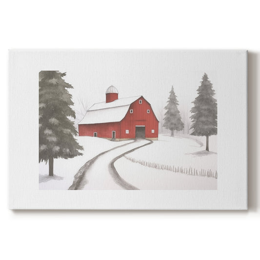 Silver Dawn Lane - Canvas Art Print