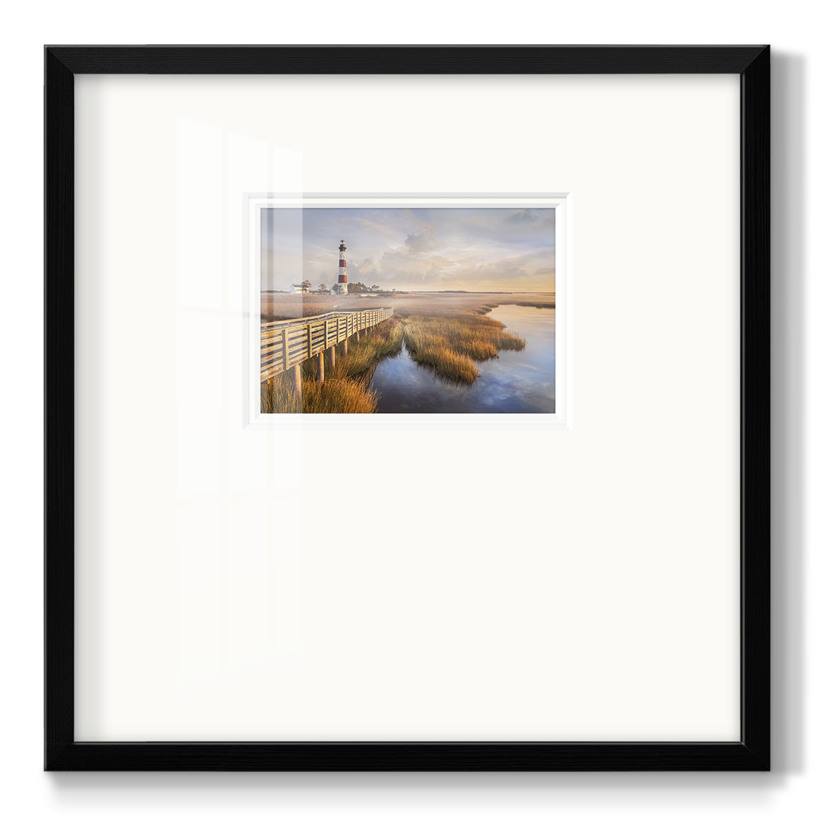Private Path II - Double Matboard Framed Print