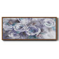 Iced Flowers - Floater Framed Canvas Print