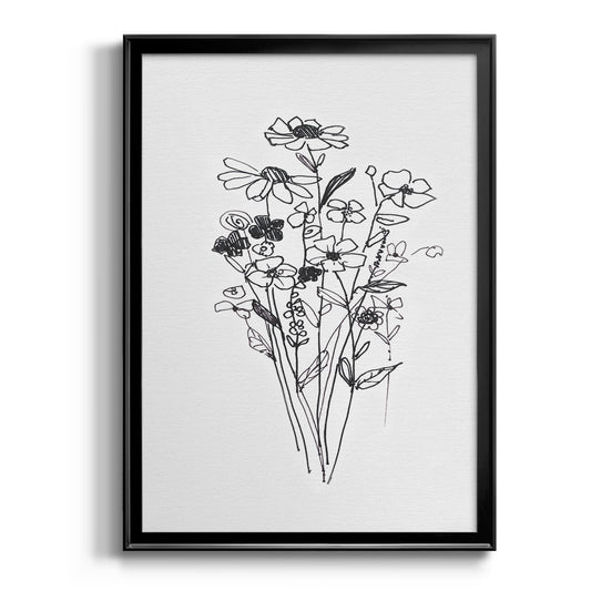 Farmhouse Plants II - Modern Framed Canvas Print
