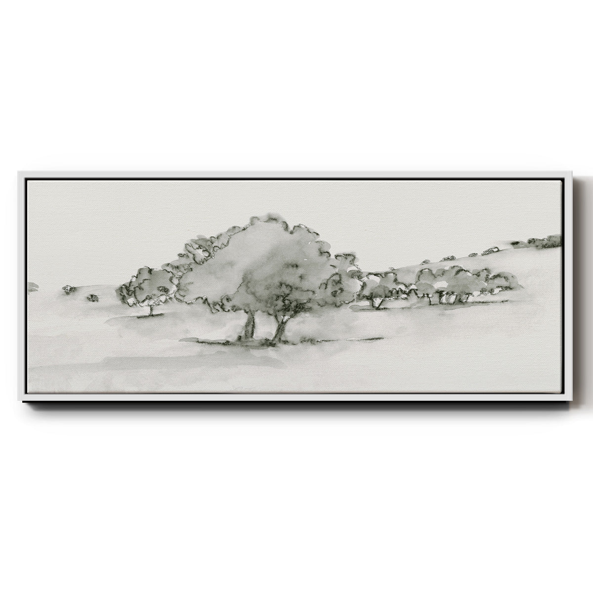 Scenic Scribble II - Floater Framed Canvas Print