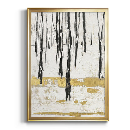 Gilded Winter II - Modern Framed Canvas Print