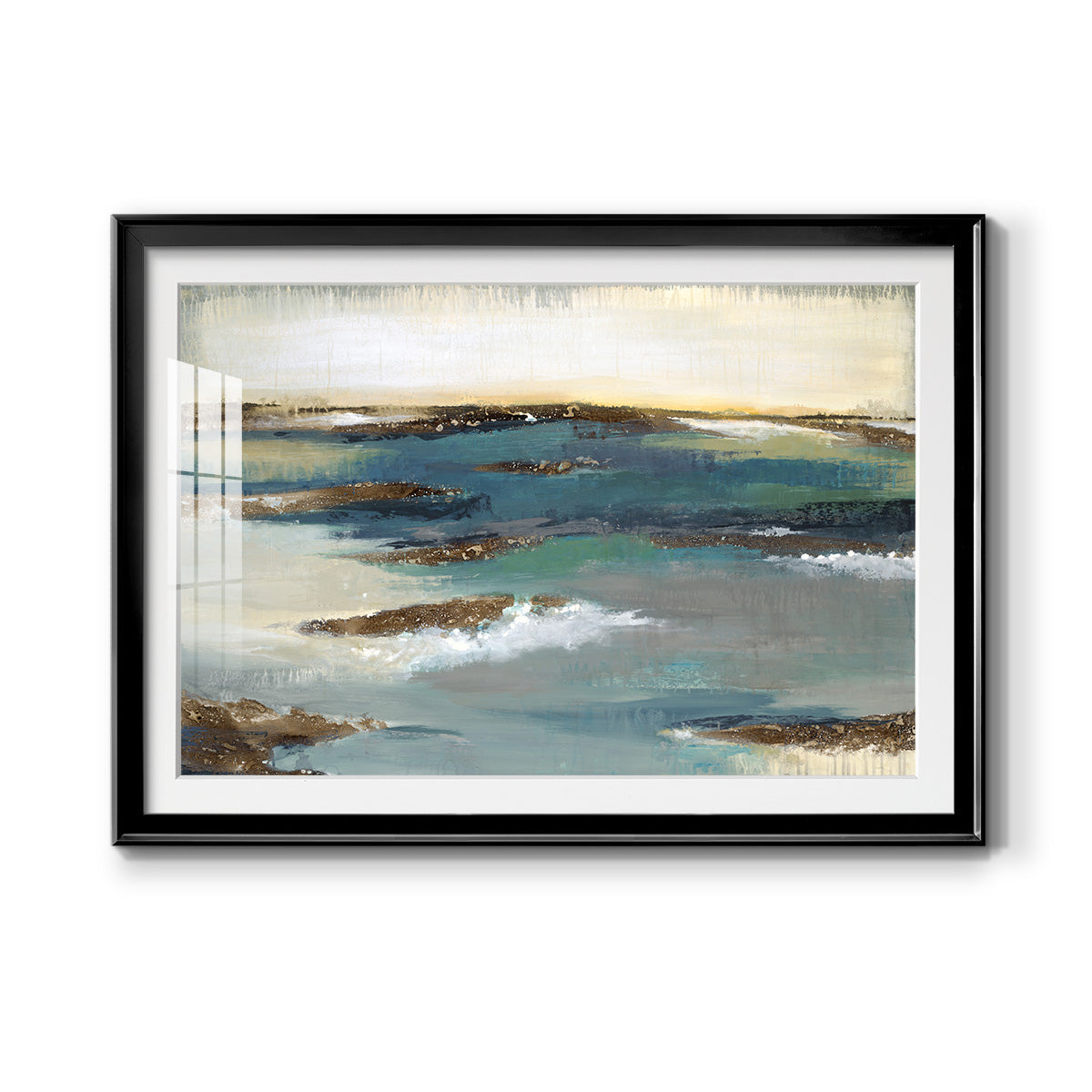 Coastal Bluffs Premium Framed Print - Ready to Hang