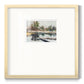 Quiet Reflection - Double Matboard Framed Print