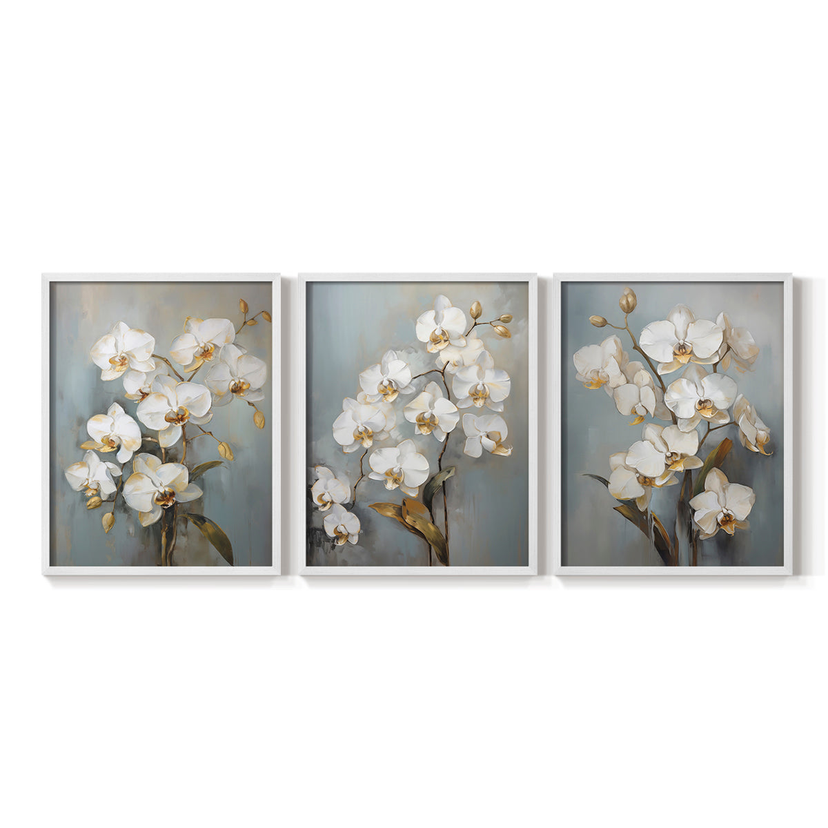 Floral Study Series LXV - Restickable Framed Art Set