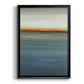 Beside the Blue I - Modern Framed Canvas Print