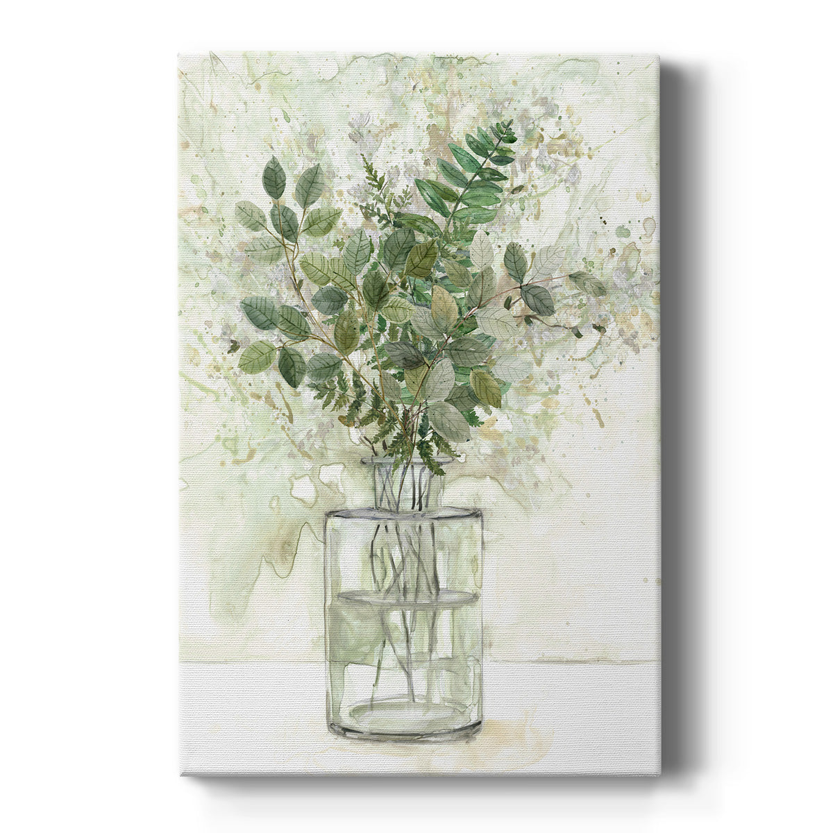 Delicate Greenery I - Canvas Art Print