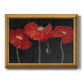 Poppy Trio I Premium Framed Canvas- Ready to Hang