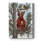 Lumberjack Bear Pine Tree Coffee Break Premium Gallery Wrapped Canvas - Ready to Hang