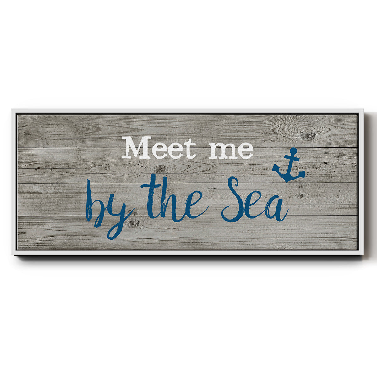 Meet Me - Floater Framed Canvas Print