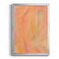 Peach Bliss II - Modern Framed Canvas Print