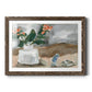 Vase of Pink Flowers III - Barnwood Framed Art Print