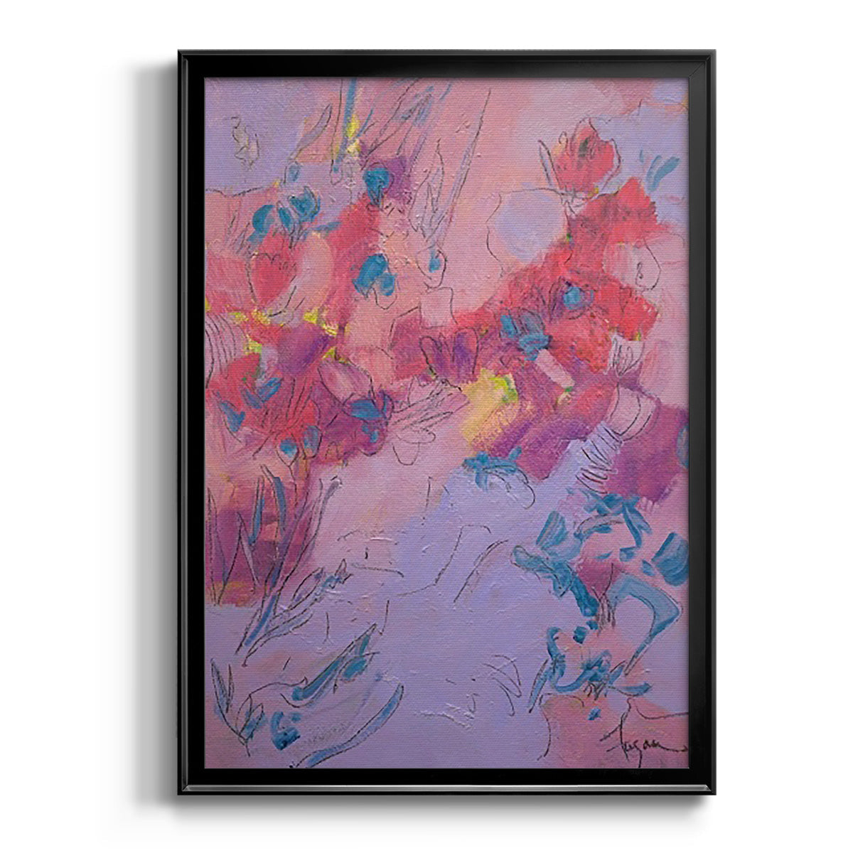 Wish You Well - Modern Framed Canvas Print