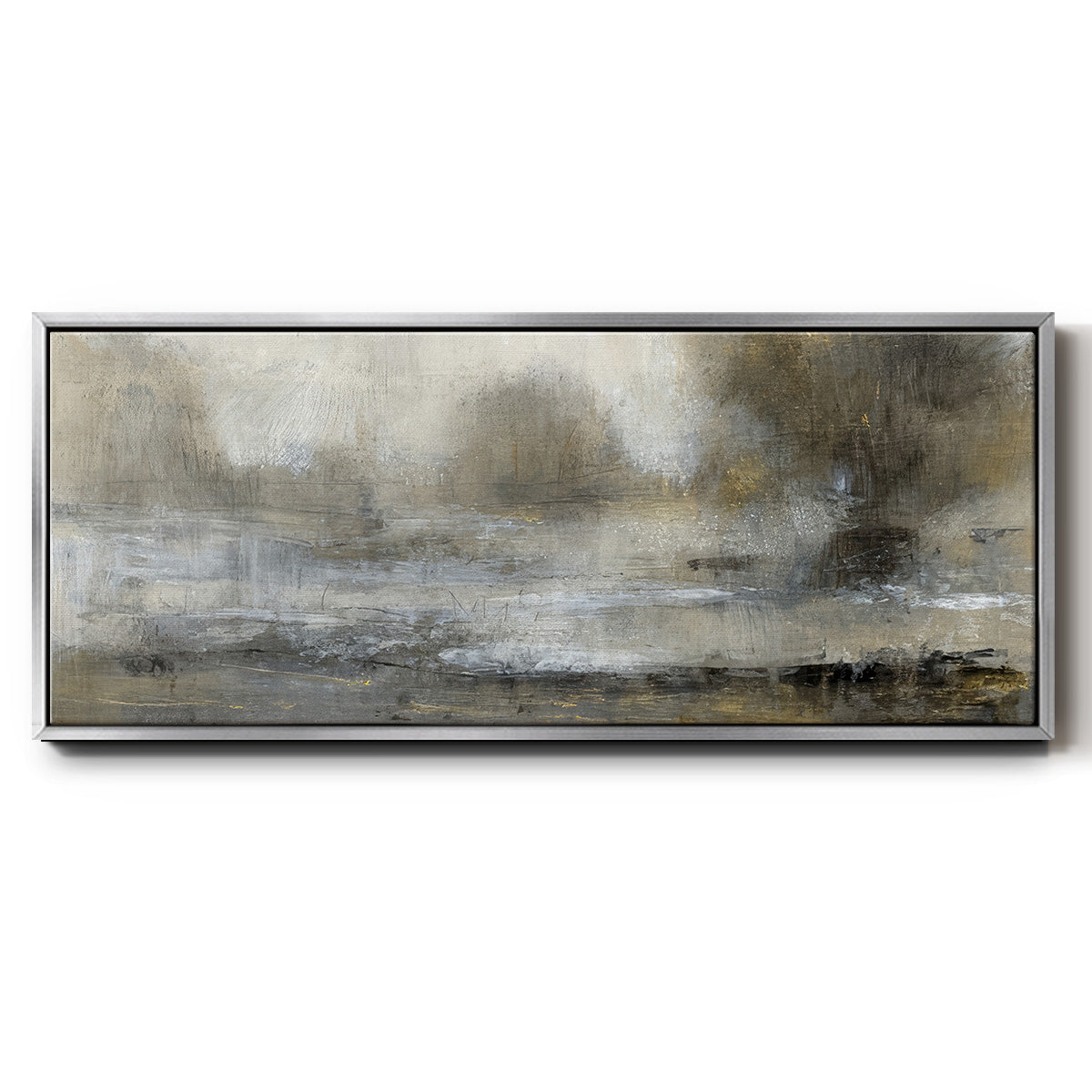 Gilt Landscape I - Floater Framed Canvas Print