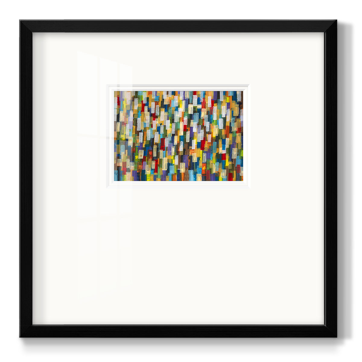 Confetti II - Double Matboard Framed Print