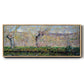 The Banks of the River Epte in Springtime, 1885 - Floater Framed Canvas Print