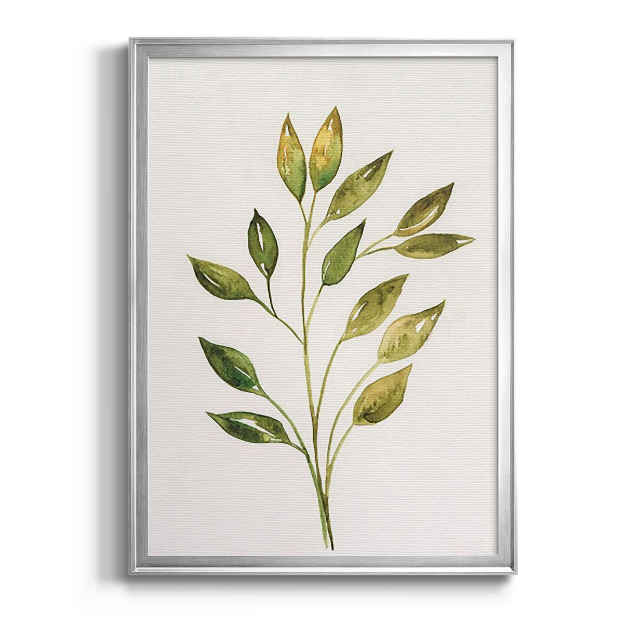 Single Twig II - Modern Framed Canvas Print