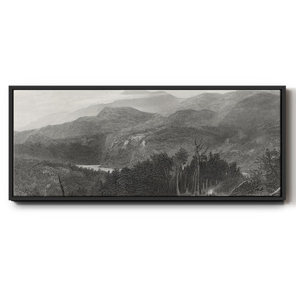 The Smoky Mountains - Floater Framed Canvas Print