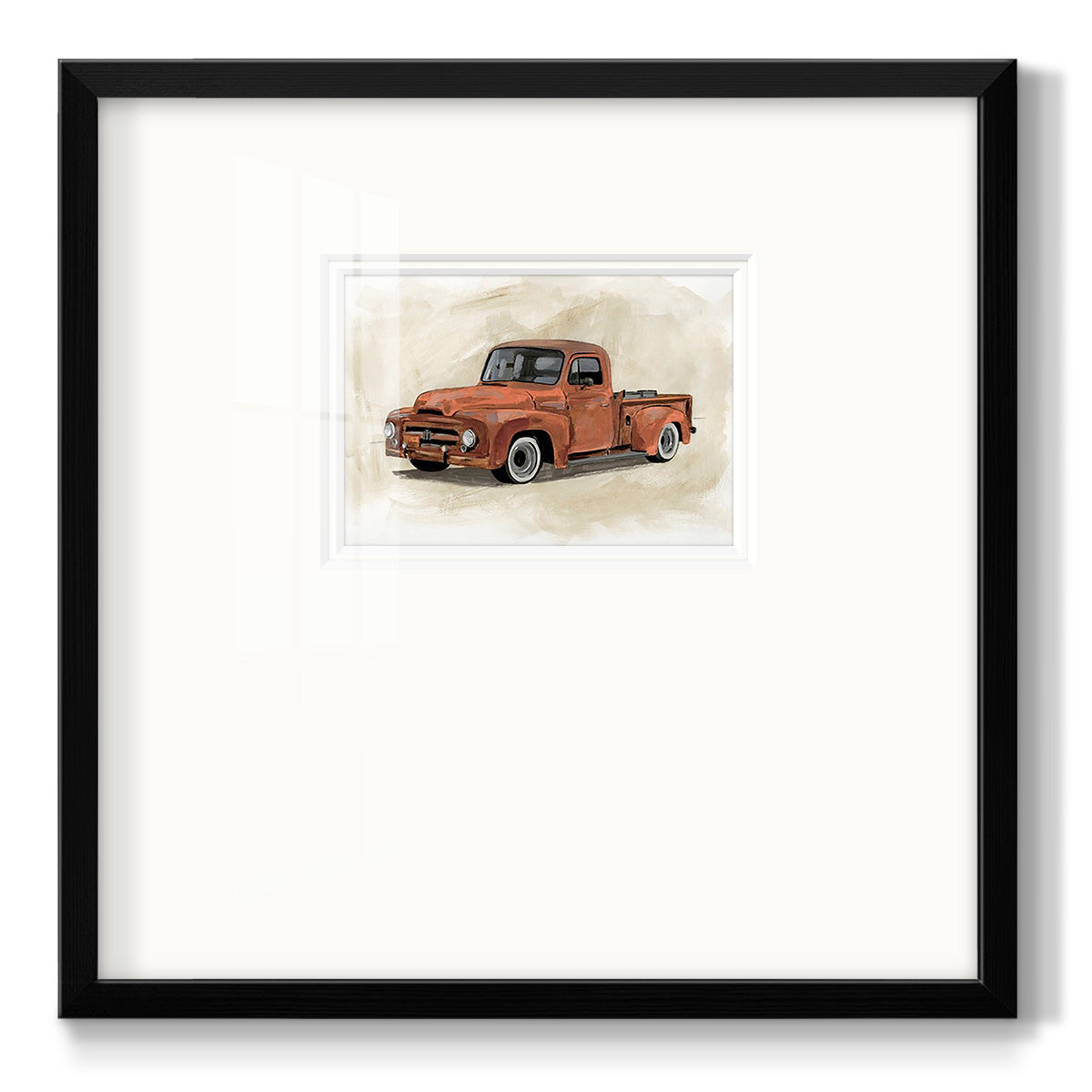Pickup IV - Double Matboard Framed Print