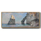 The Rock Needle and the Porte d'Aval, 1885 (Clark Art Institute version) - Floater Framed Canvas Print