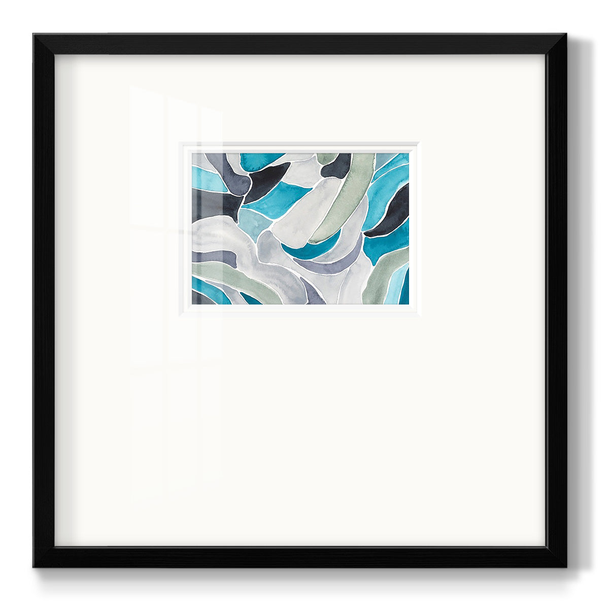 Subtle Billows I - Double Matboard Framed Print