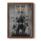 Haunted House - Premium Canvas Framed in Barnwood - Ready to Hang