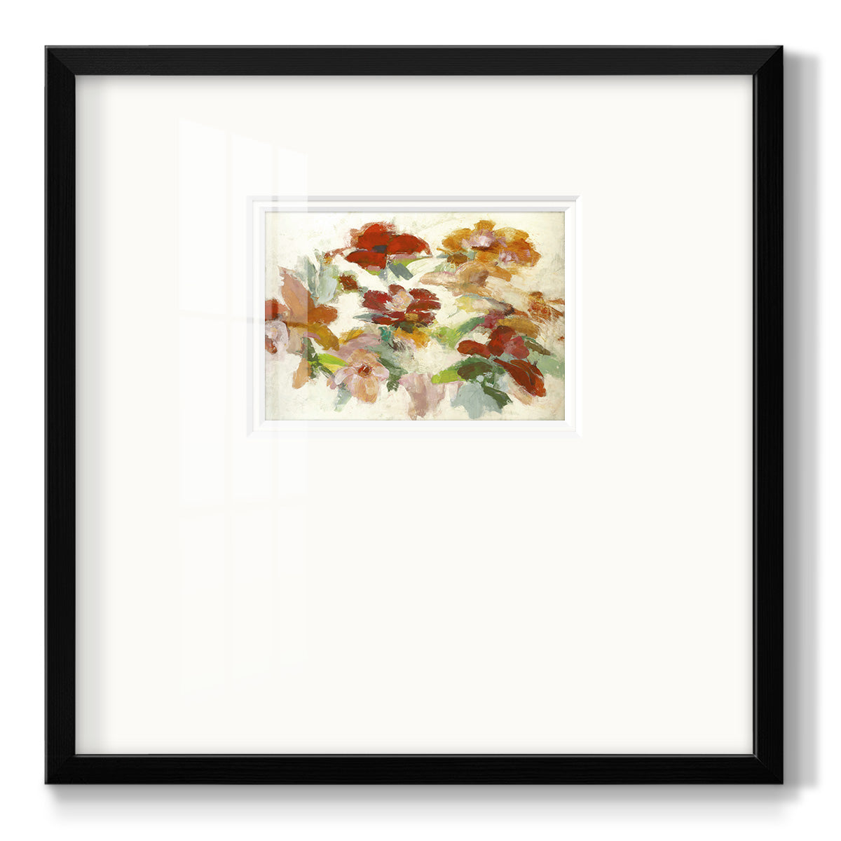 Floral Impressions V1 - Double Matboard Framed Print