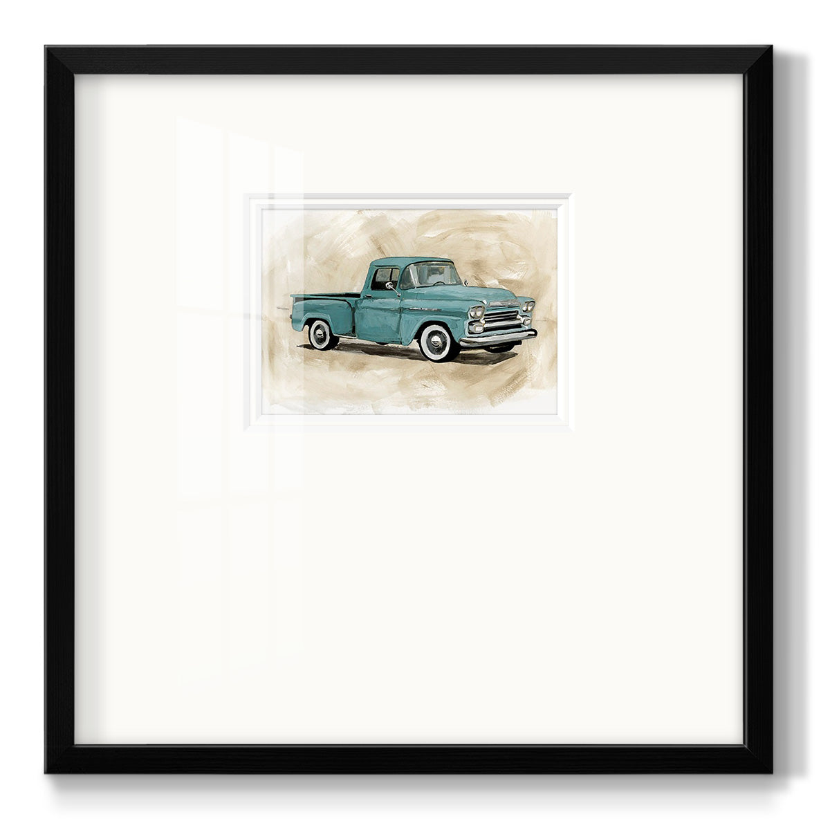 Pickup III - Double Matboard Framed Print