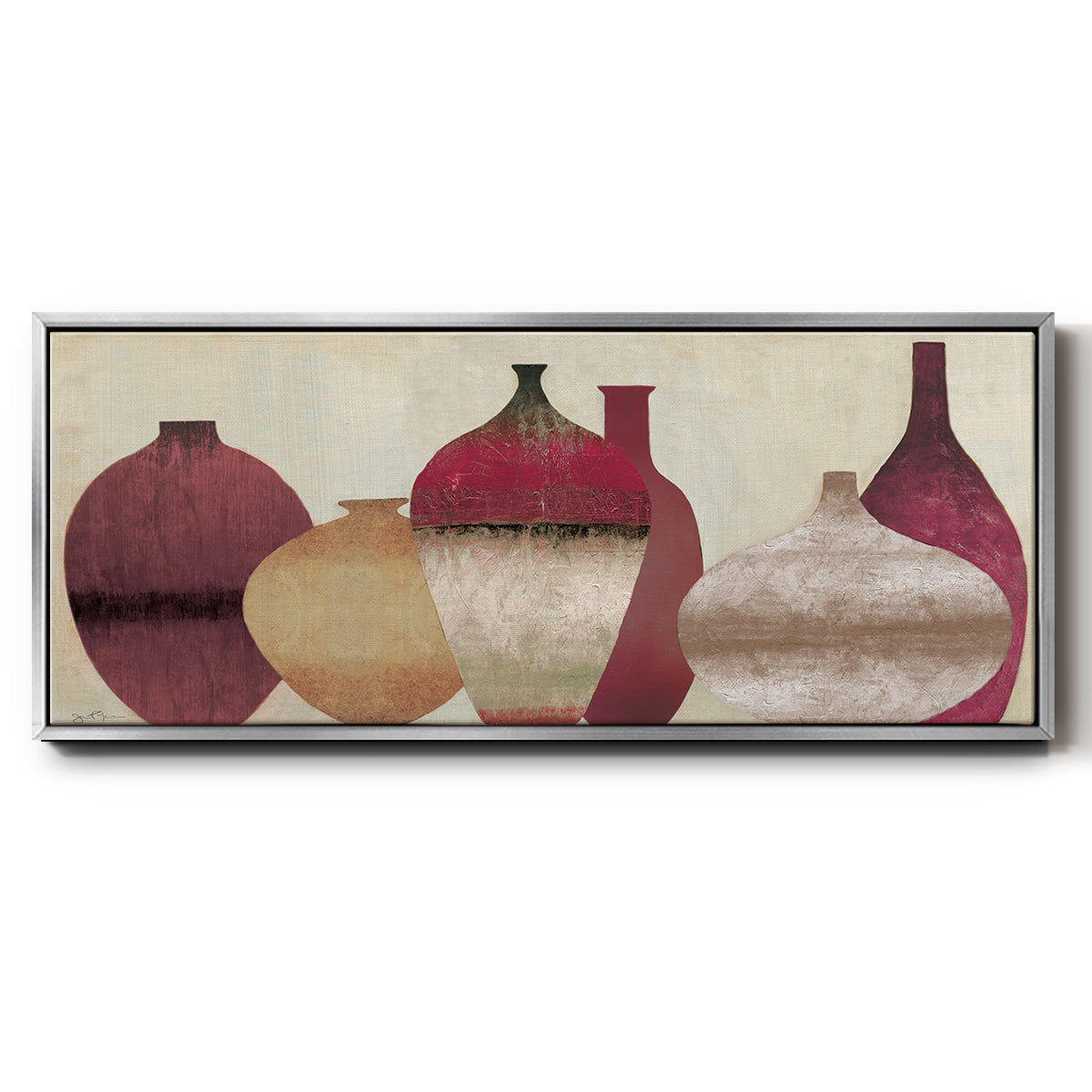 Auburn Vessels - Floater Framed Canvas Print