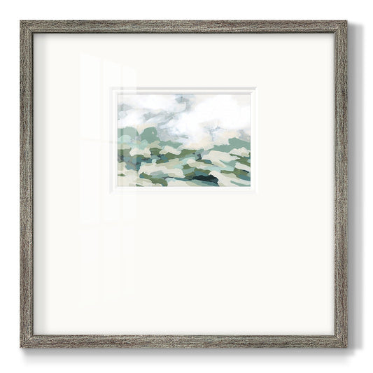 Verdant Hillside II Premium Framed Print Double Matboard