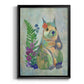 Fantastic Florals Squirrel - Modern Framed Canvas Print