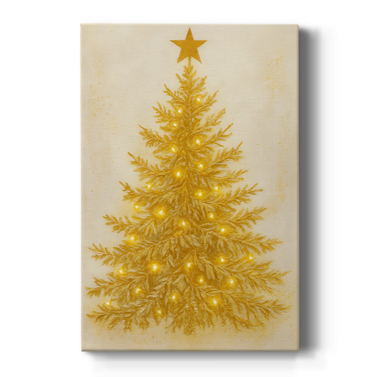 Village of Tinsel-Gold Hush - Canvas Art Print