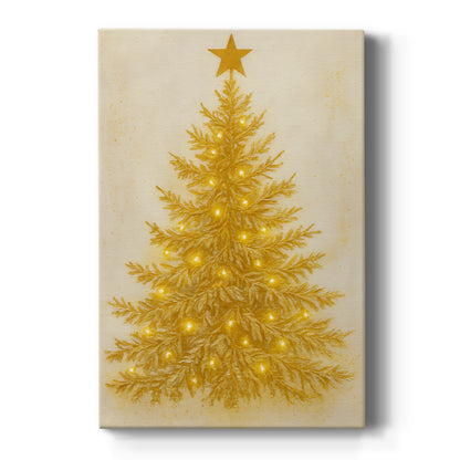 Village of Tinsel-Gold Hush - Canvas Art Print