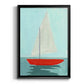 Small Sail II - Modern Framed Canvas Print