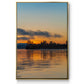 Molten Gold - Floater Framed Canvas Print
