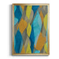 Colorful Cascade I - Modern Framed Canvas Print