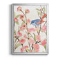 Cherry Blossom Perch II - Modern Framed Canvas Print