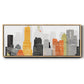 Element City - Floater Framed Canvas Print