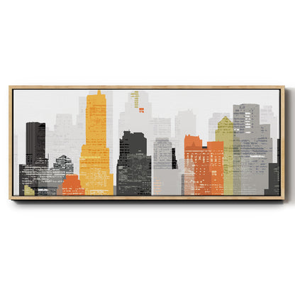 Element City - Floater Framed Canvas Print