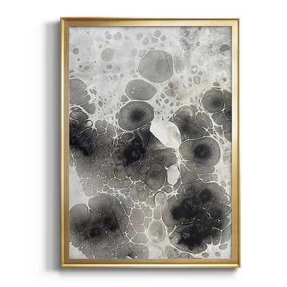 Marbling X - Modern Framed Canvas Print