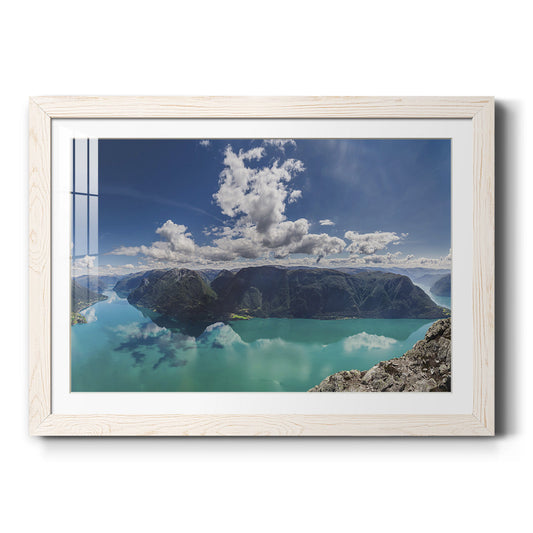 Reflection I - Barnwood Framed Art Print
