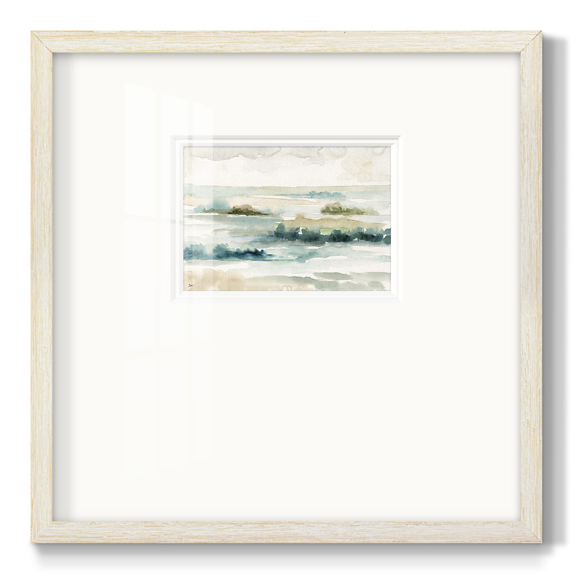 Pastel Panorama Premium Framed Print Double Matboard