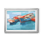 Primary Boats I Premium Framed Print - Ready to Hang