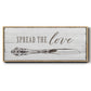 Spread the Love - Floater Framed Canvas Print