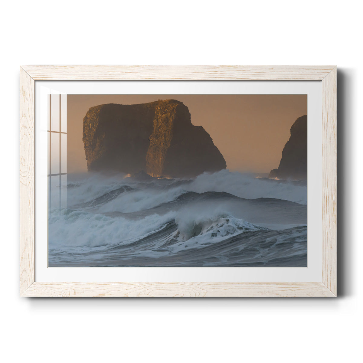 To the Shore - Barnwood Framed Art Print