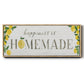 Homemade Lemons - Floater Framed Canvas Print